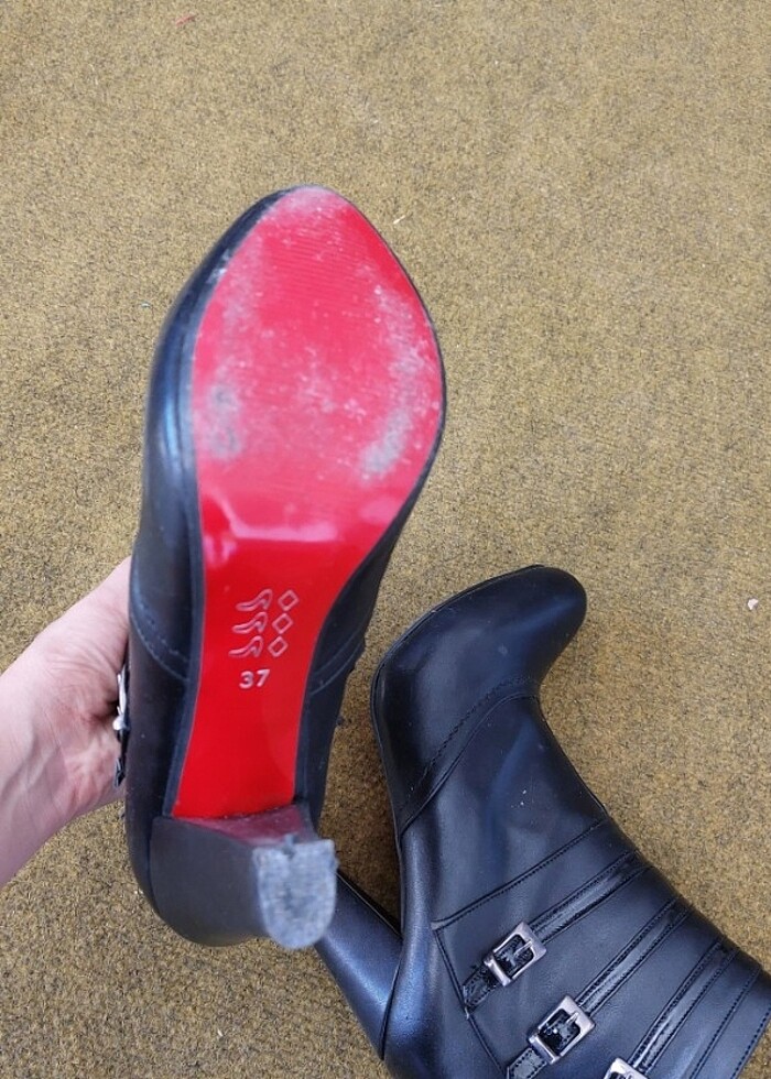 Kalın topuklu bot - Görsel 5