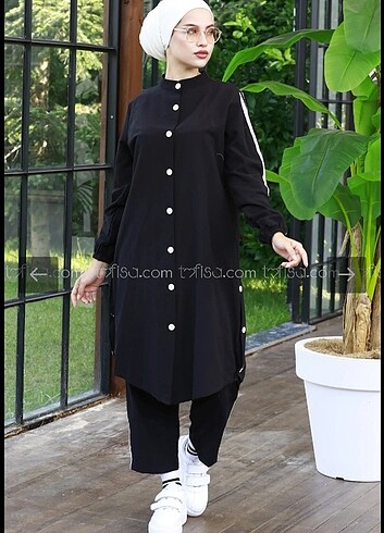 Tunik pantolon takım - Görsel 5