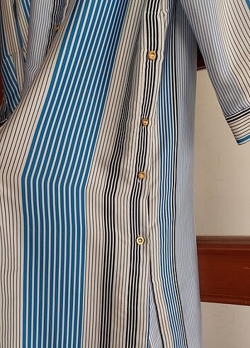 Gömlek tunik elbise - Görsel 5