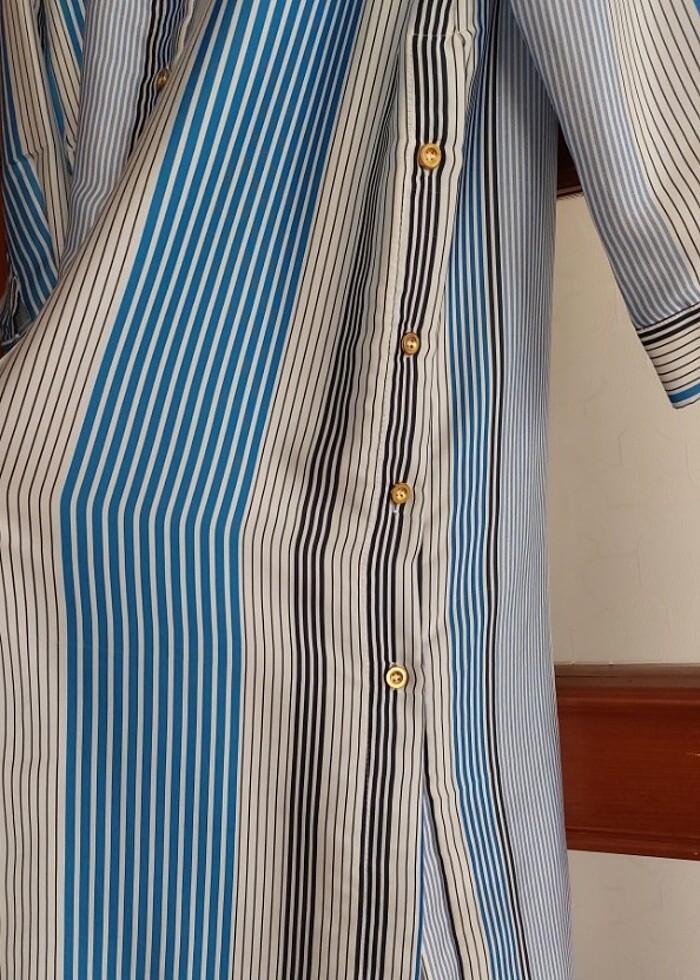 Gömlek tunik elbise - Görsel 5