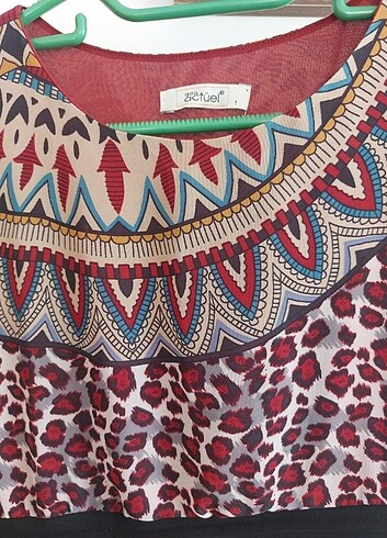 Uzun şifon  tül elbise - Görsel 3