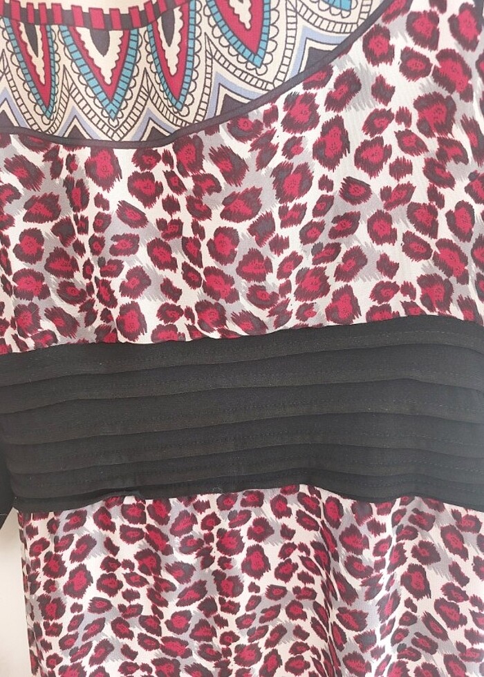 Uzun şifon  tül elbise - Görsel 4