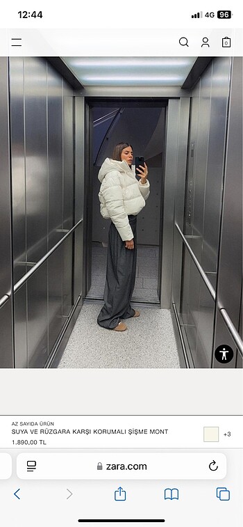 Zara mont şişme