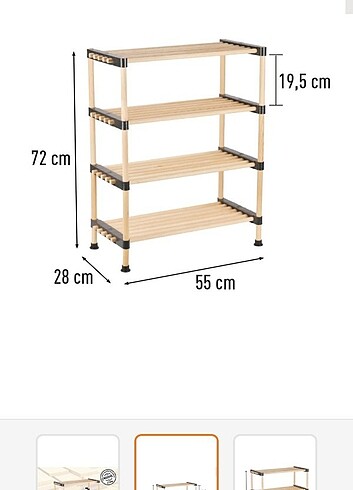 Diğer Ayakkabılık çok amaçlı modüler raf