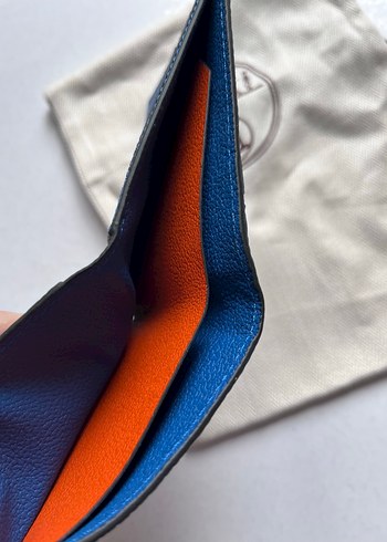 Hermes  Mavi Erkek Cüzdanı - Görsel 5