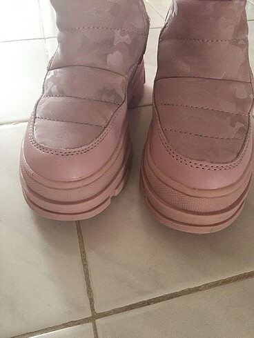 33 Beden pembe Renk Kız çocuk kar botu pembe