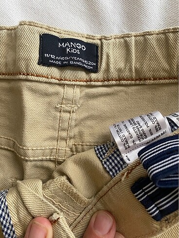 11-12 Yaş Beden Mango erkek çocuk şort