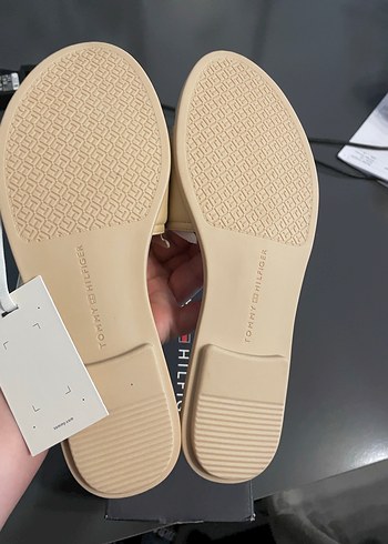 Tommy Hilfiger gerçek deri terlik - Görsel 3