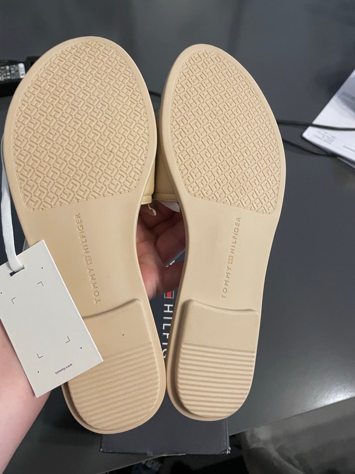 Tommy Hilfiger gerçek deri terlik - Görsel 3