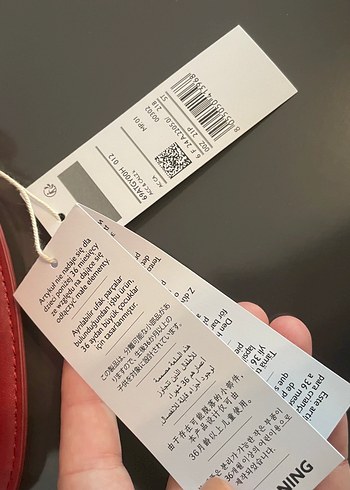 Benetton Kırmızı Kalp Şeklinde Çocuk Çapraz Çanta - Görsel 5