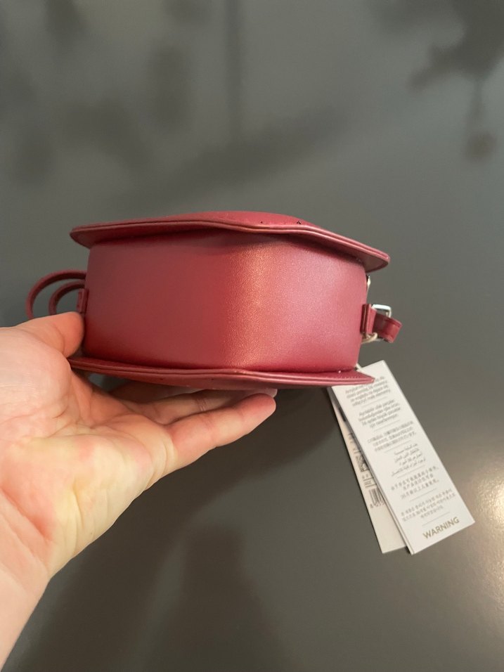 Benetton Kırmızı Kalp Şeklinde Çocuk Çapraz Çanta - Görsel 3