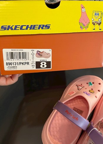 Skechers Skechers Sponge Bob sandalet terlik