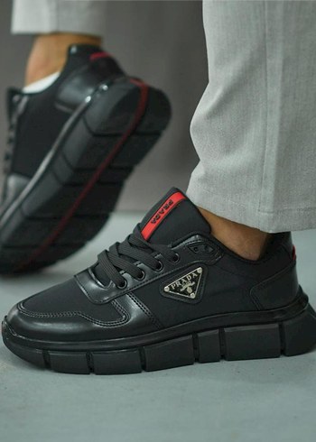43 Beden Prada Siyah Erkek Spor Ayakkabı