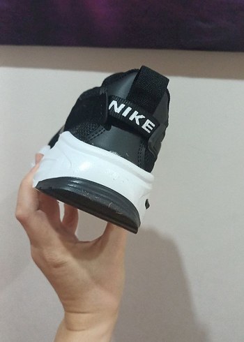 39 Beden siyah Renk Siyah Bağcıklı Kadın Spor Ayakkabı Bold Run