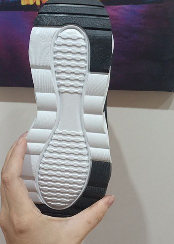 36 Beden siyah Renk Siyah Bağcıklı Kadın Sneakers Bold Run