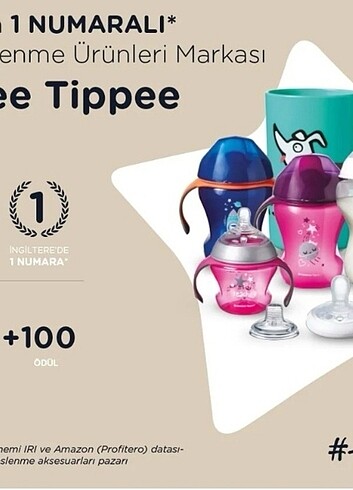 Beden beyaz Renk Tommee tippee 1 2 ve 3 numara Biberon başlığı