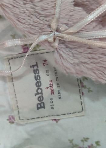 Kız Çocuk Pembe Kürklü Bohem Yelek - Görsel 2