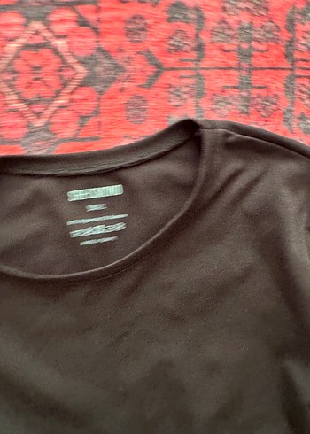 Siyah Uzun Kollu Hamile Tişörtü - Görsel 2