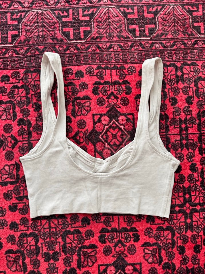 Beyaz Spor Sütyen - Görsel 2