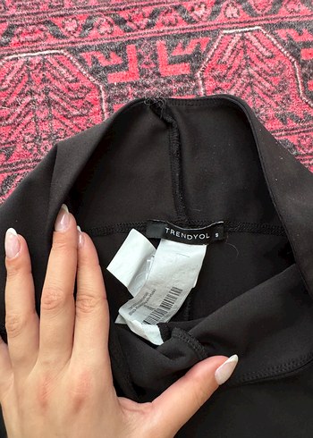 Kadın Lacivert Yüksek Bel Mini Şort - Görsel 3