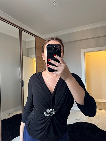 m Beden Femme şık bluz