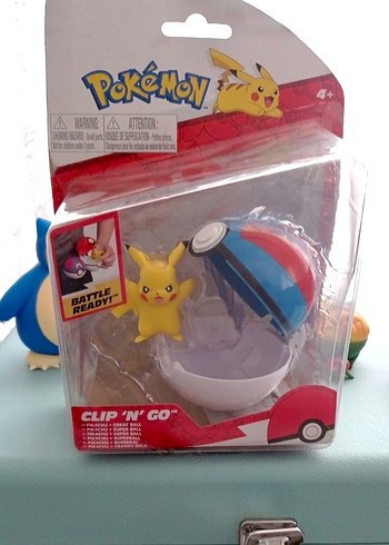  Beden pokemon clip n go pikachu great ball