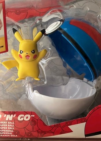 pokemon clip n go pikachu great ball