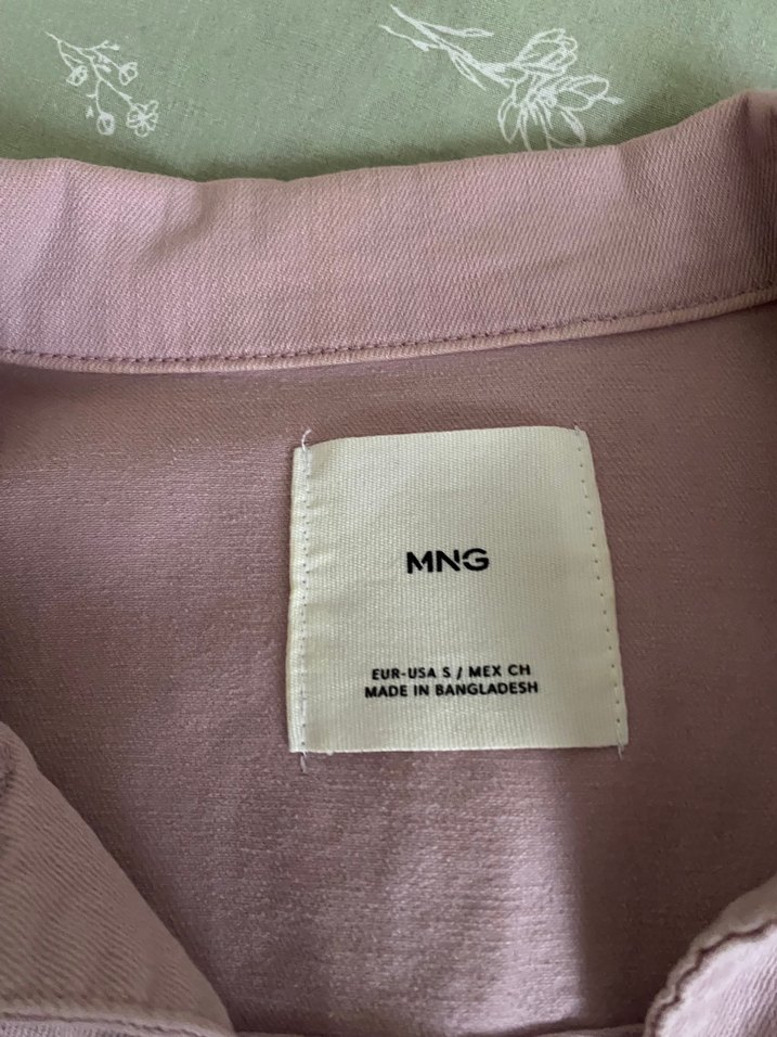 mango pembe kot ceket - Görsel 2