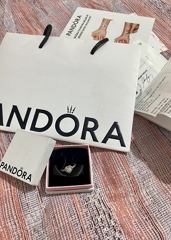 pandora kalpli yüzük gümüş 48 beden - Görsel 2