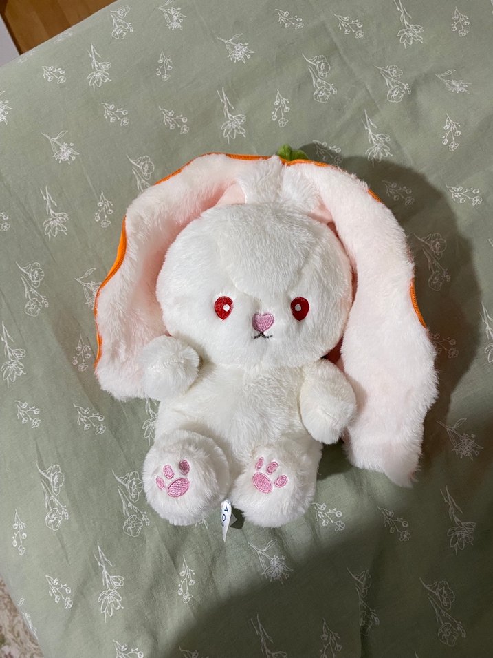 havuç tavşan peluş çantalı - Görsel 2