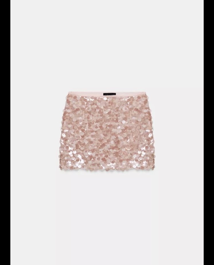 zara payetli mini etek - Görsel 2