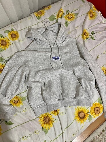 h&m gri sweatshirt