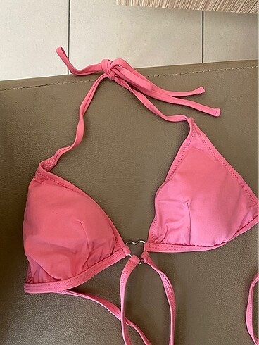 s Beden kalpli pembe bikini üstü