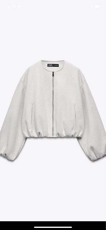 zara gri yumuşak bomber ceket