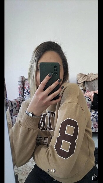 Diğer Baskılı Sweatshirt