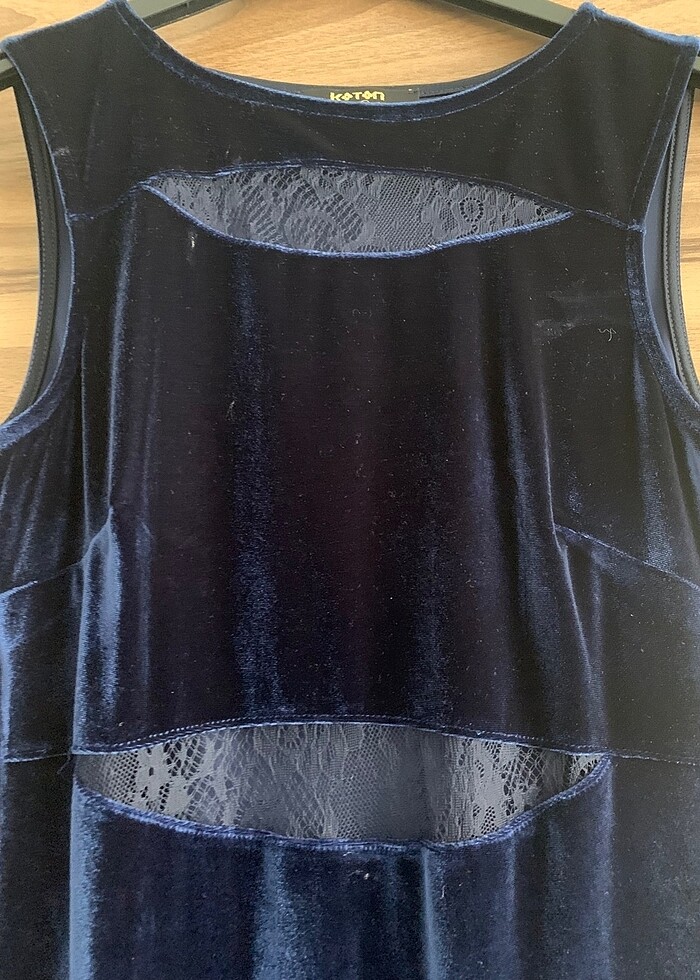 Kadife elbise - Görsel 2