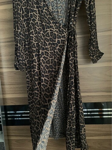 H&M leopar elbise