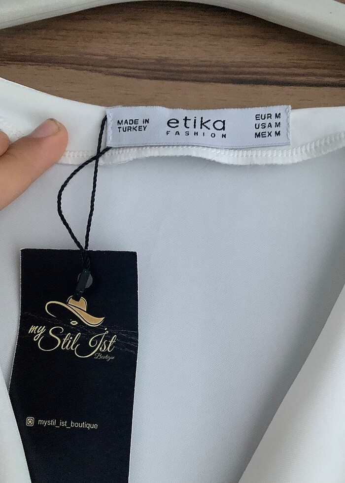 Beya gömlek - Görsel 3