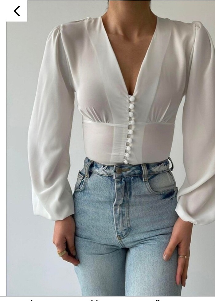 Beya gömlek - Görsel 5