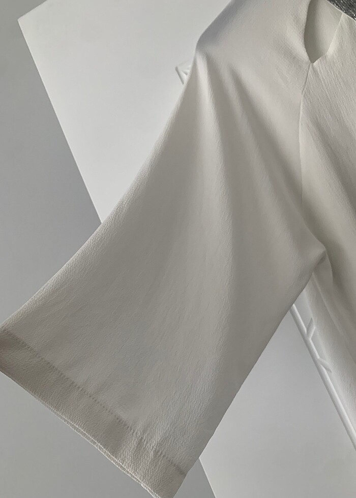 BeyaZ tarz gömlek - Görsel 4