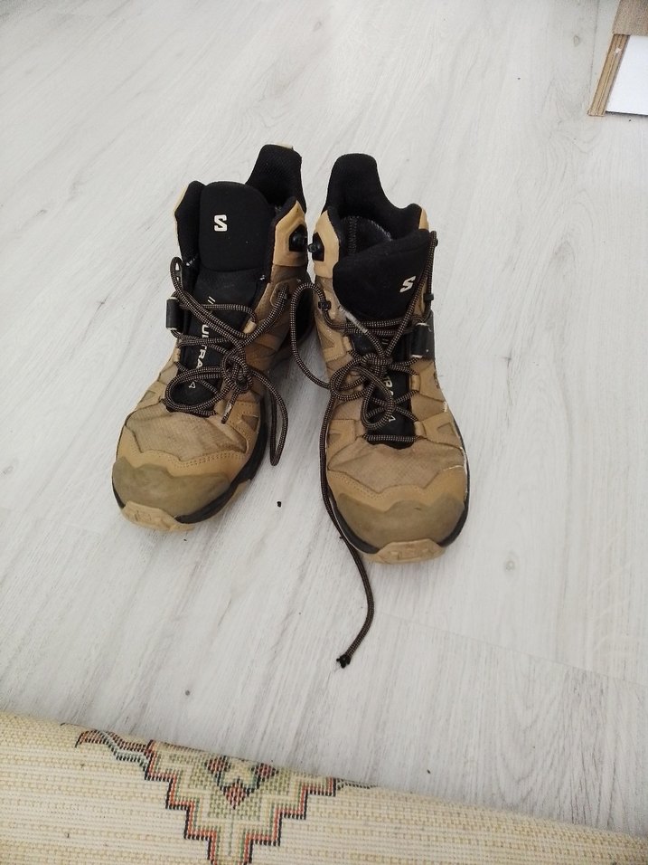 Bej Erkek Outdoor Ayakkabı, Bağcıklı, Street Wear salomon bot - Görsel 2