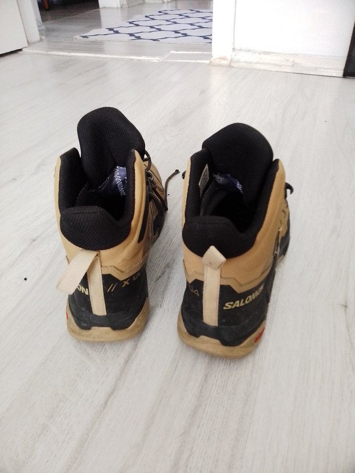 Bej Erkek Outdoor Ayakkabı, Bağcıklı, Street Wear salomon bot - Görsel 3