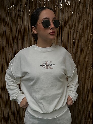 Ck beyaz sweat