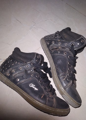 Siyah Bağcıklı Biker  Botu JUMP - Görsel 5