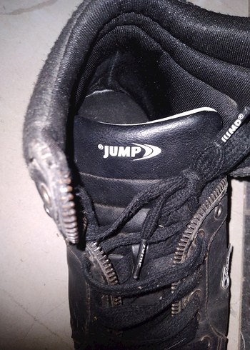 Siyah Bağcıklı Biker  Botu JUMP - Görsel 2