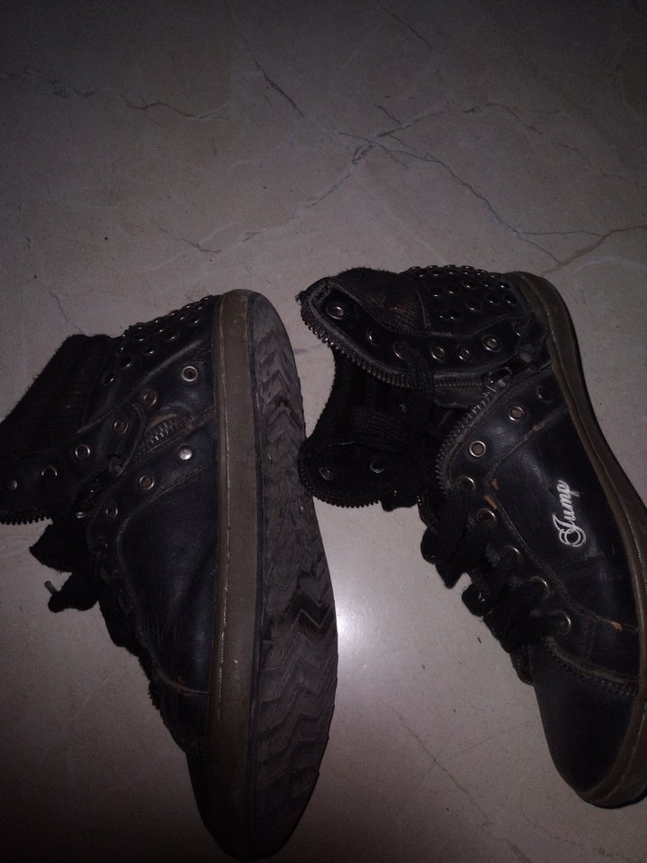 Siyah Bağcıklı Biker  Botu JUMP - Görsel 4