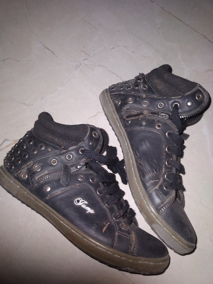 Siyah Bağcıklı Biker  Botu JUMP - Görsel 5