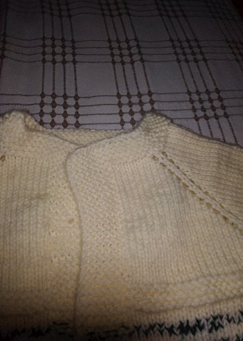 Çocuk Bohem Örgü Kolsuz Hırka - Görsel 5