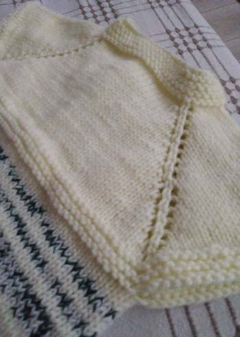 Çocuk Bohem Örgü Kolsuz Hırka - Görsel 3