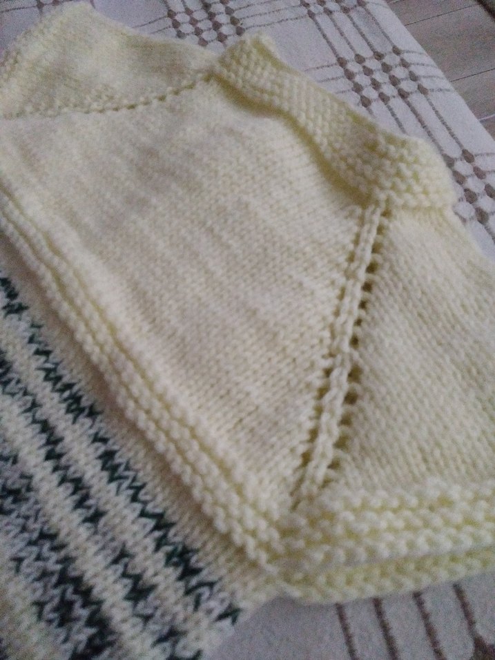 Çocuk Bohem Örgü Kolsuz Hırka - Görsel 3